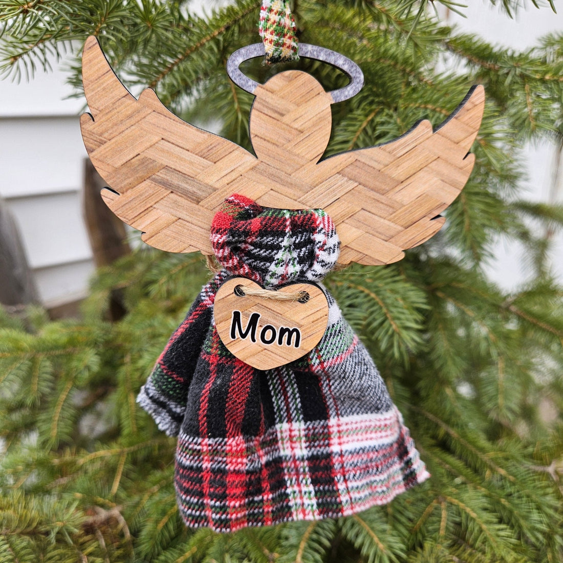 Clothing Keepsake Angel: Personalized Memorial Ornament - Sunrise Keepsakes Co.