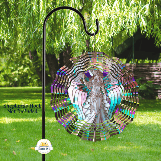 Angel of Hope Wind Spinner | Remembrance & Sympathy Gift – Personalized Wind Spinner by Sunrise Keepsakes