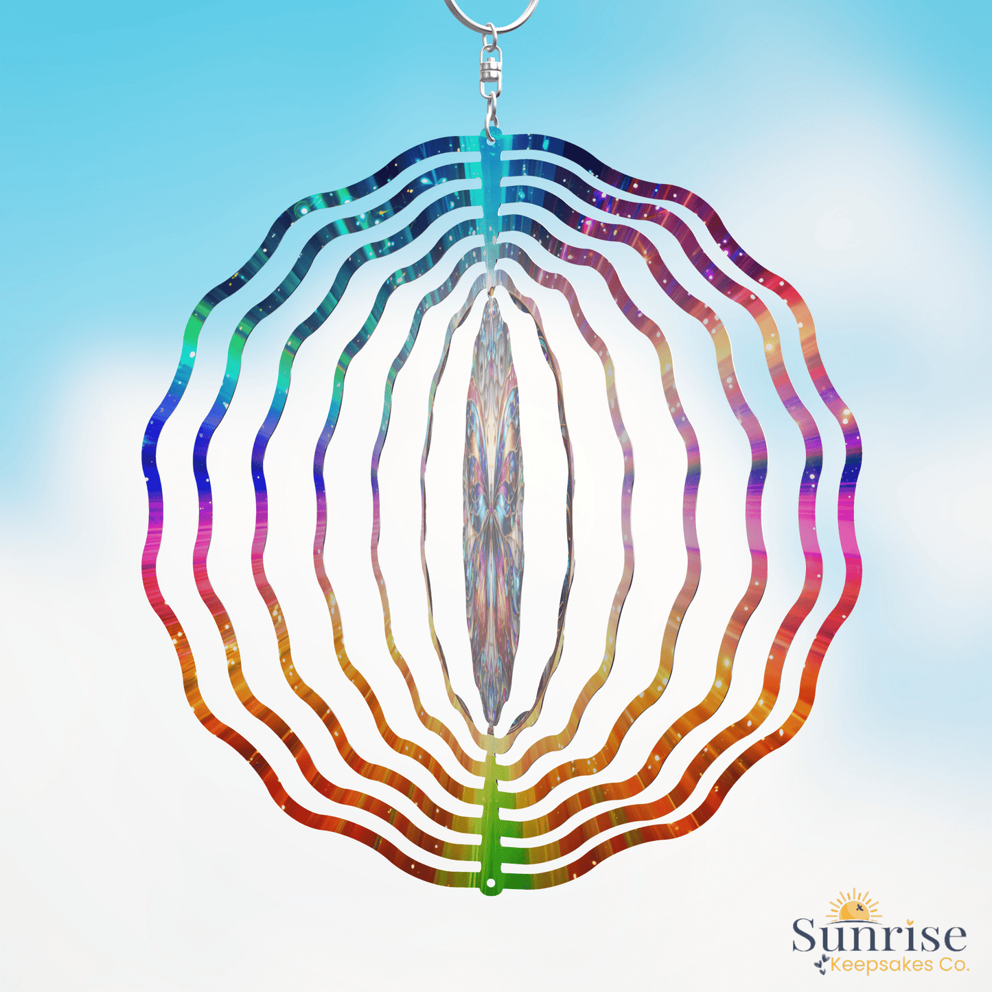 Butterfly Wind Spinner |Bright Butterfly Outdoor Decor – Personalized Wind Spinner by Sunrise Keepsakes