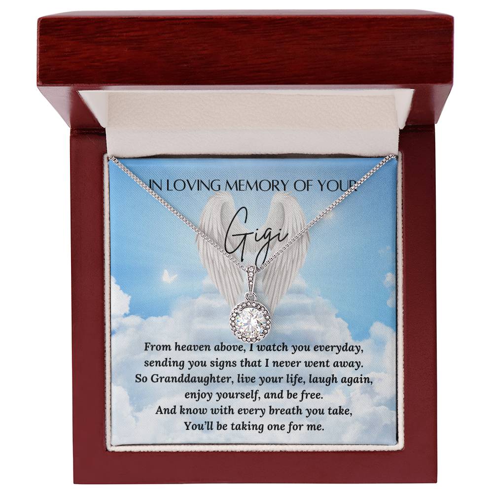 Loss of GiGi - Grandmother to Granddaughter - Mother's Day Jewelry – Personalized Jewelry by Sunrise Keepsakes