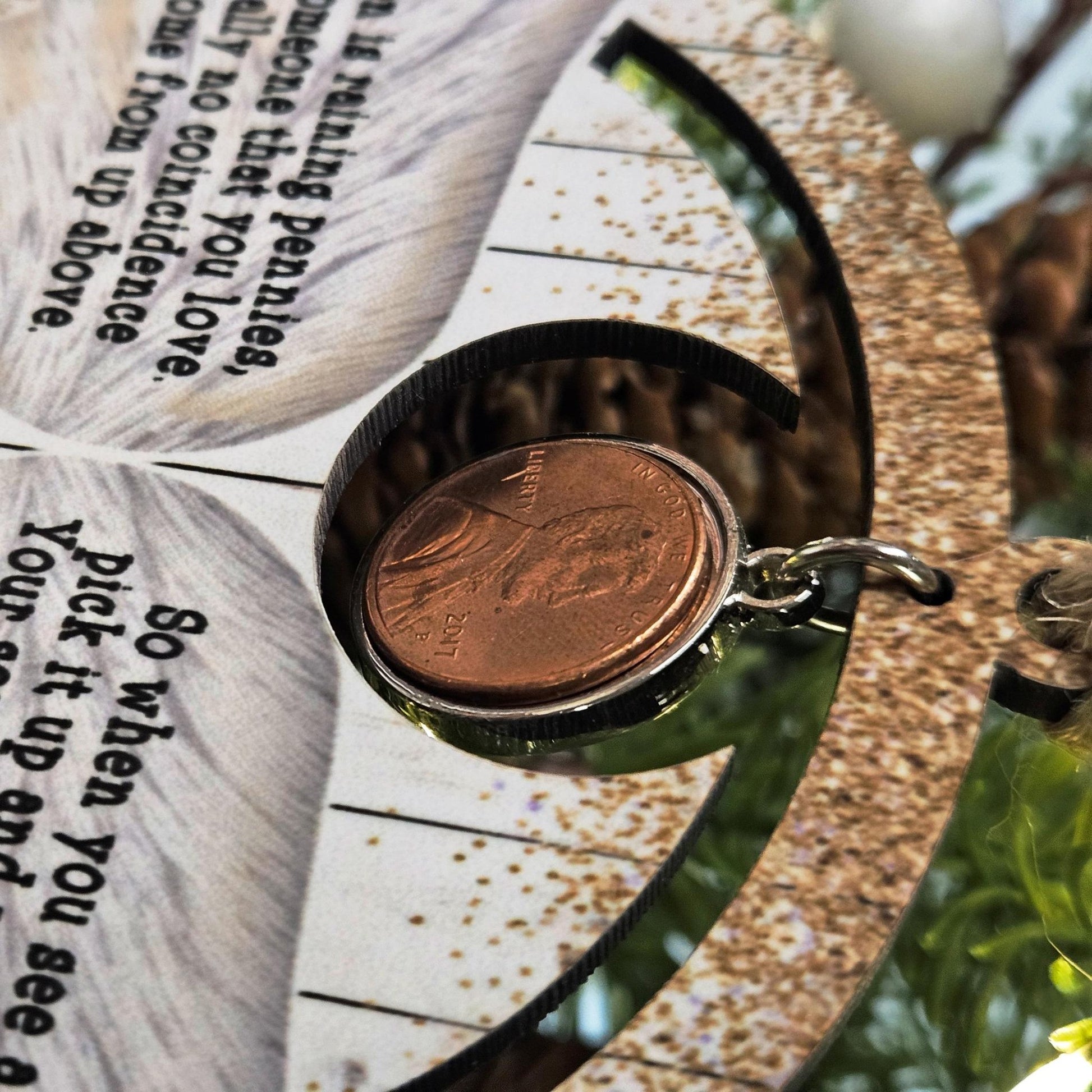Penny from Heaven Memorial Ornament – Personalized Memorial Ornament by Sunrise Keepsakes