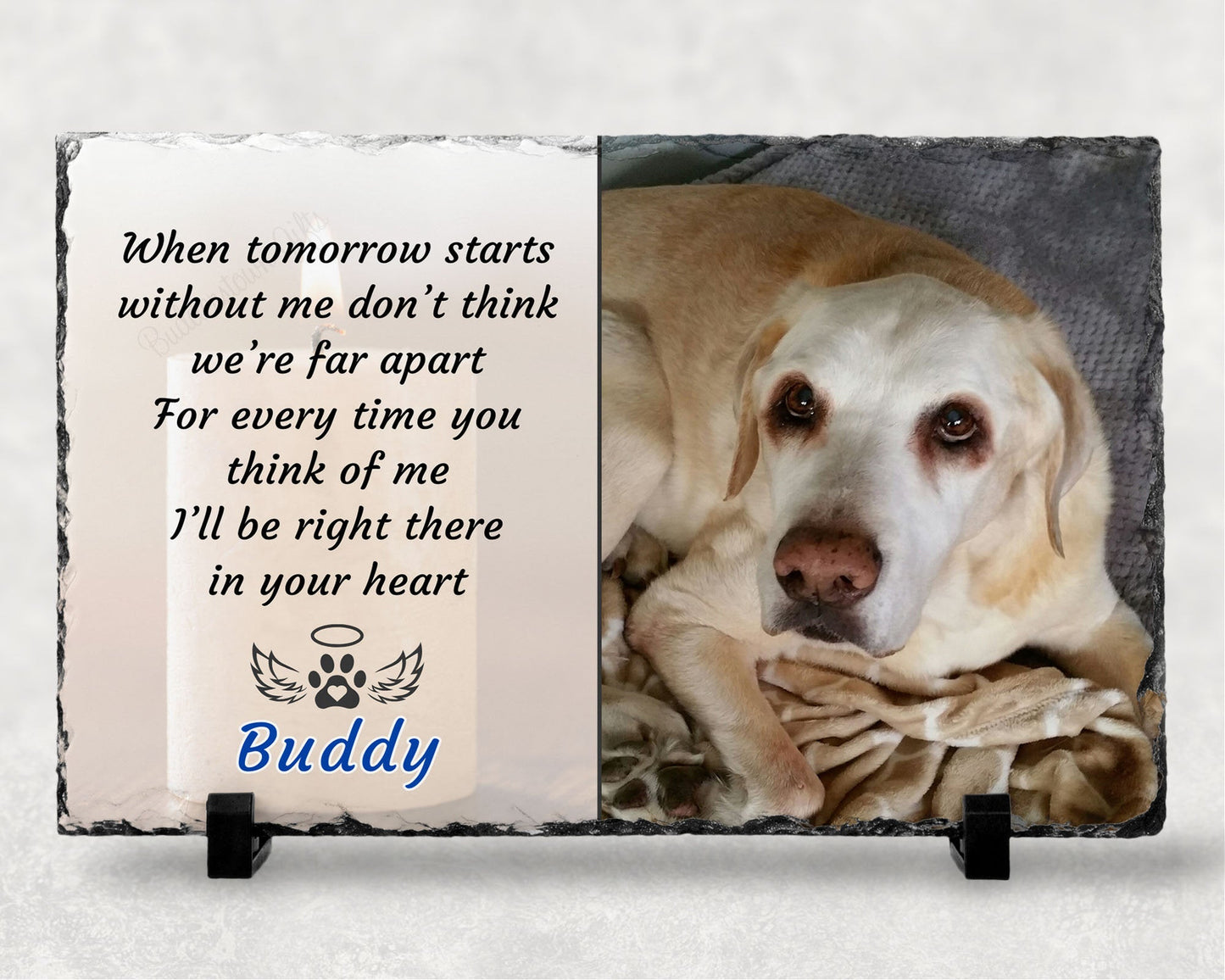 Loss of Dog Sympathy Gift, Dog Memorial, Cat Memorial, Gift for Pet Loss, Pet Sympathy – Personalized pet memorial by Sunrise Keepsakes