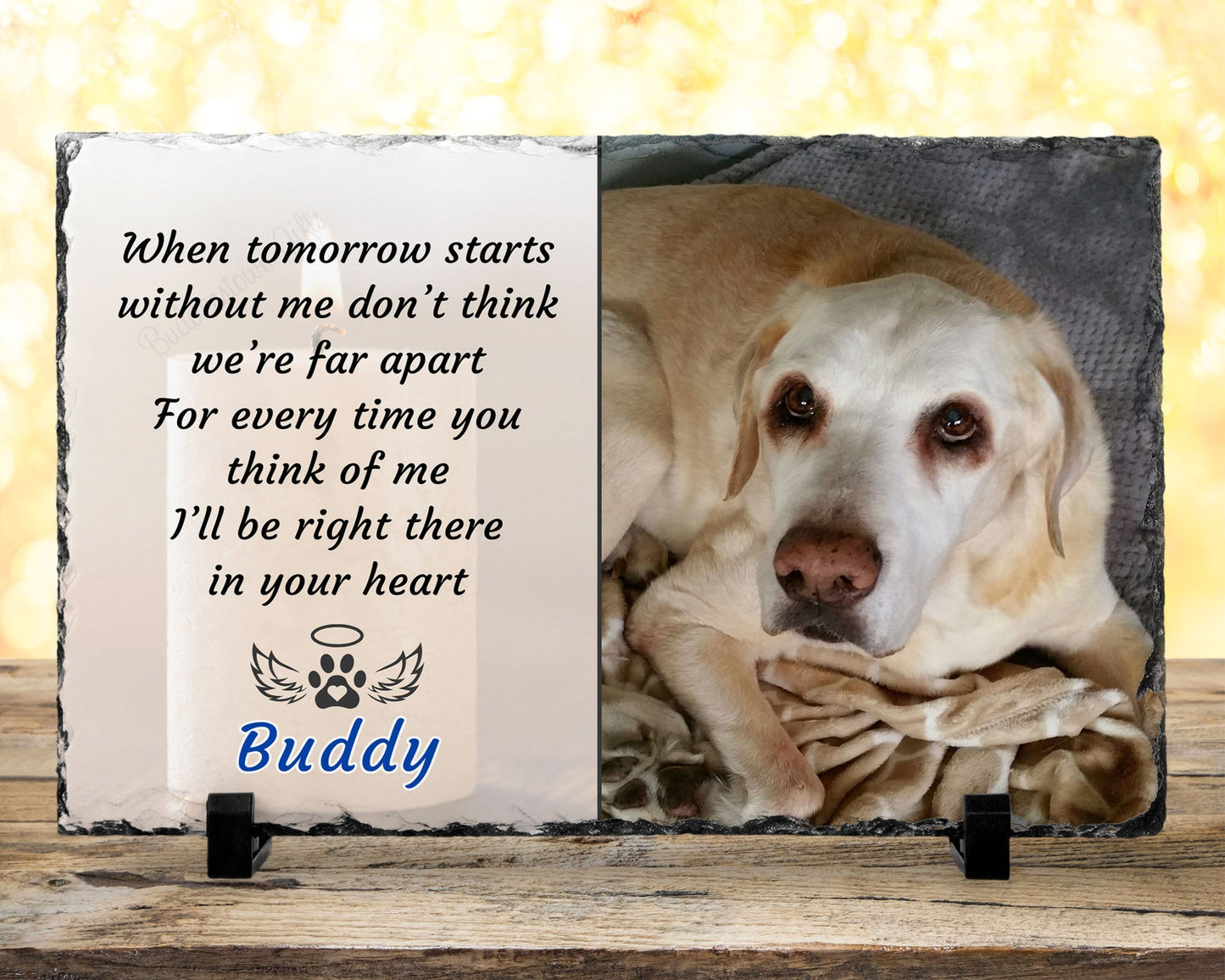Loss of Dog Sympathy Gift, Dog Memorial, Cat Memorial, Gift for Pet Loss, Pet Sympathy – Personalized pet memorial by Sunrise Keepsakes