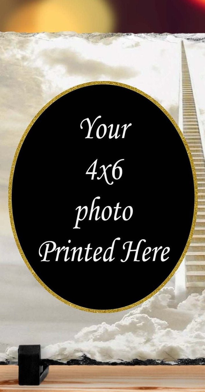 Spanish Memorial Plaque – Mientras Me Siento en el Cielo, Regalo de Simpatía y Recuerdo Personalizado – Personalized Sympathy Gifts by Sunrise Keepsakes