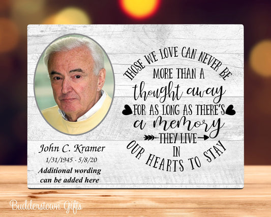 Those we love, remembrance, tribute, Memorial Frame – Personalized Sympathy Gifts by Sunrise Keepsakes