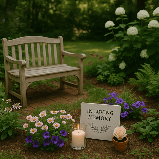 How to Create a Memorial Garden to Honor a Loved One - Sunrise Keepsakes Co.