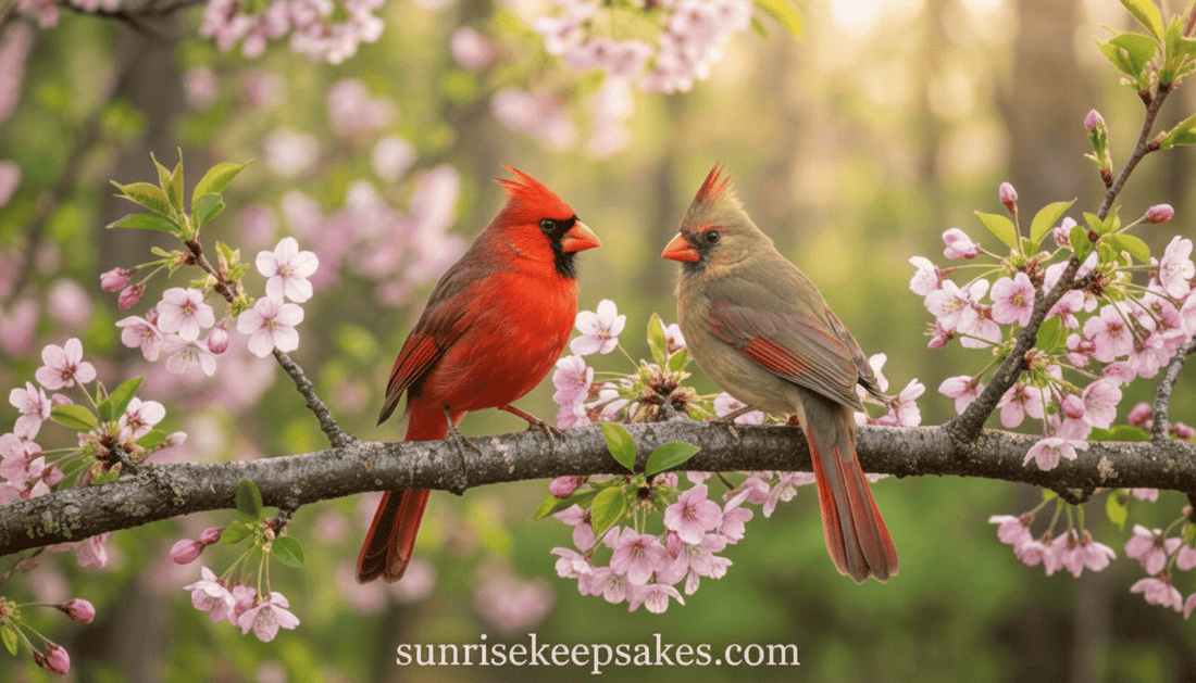 The Meaning of Seeing a Cardinal After Death - Sunrise Keepsakes Co.