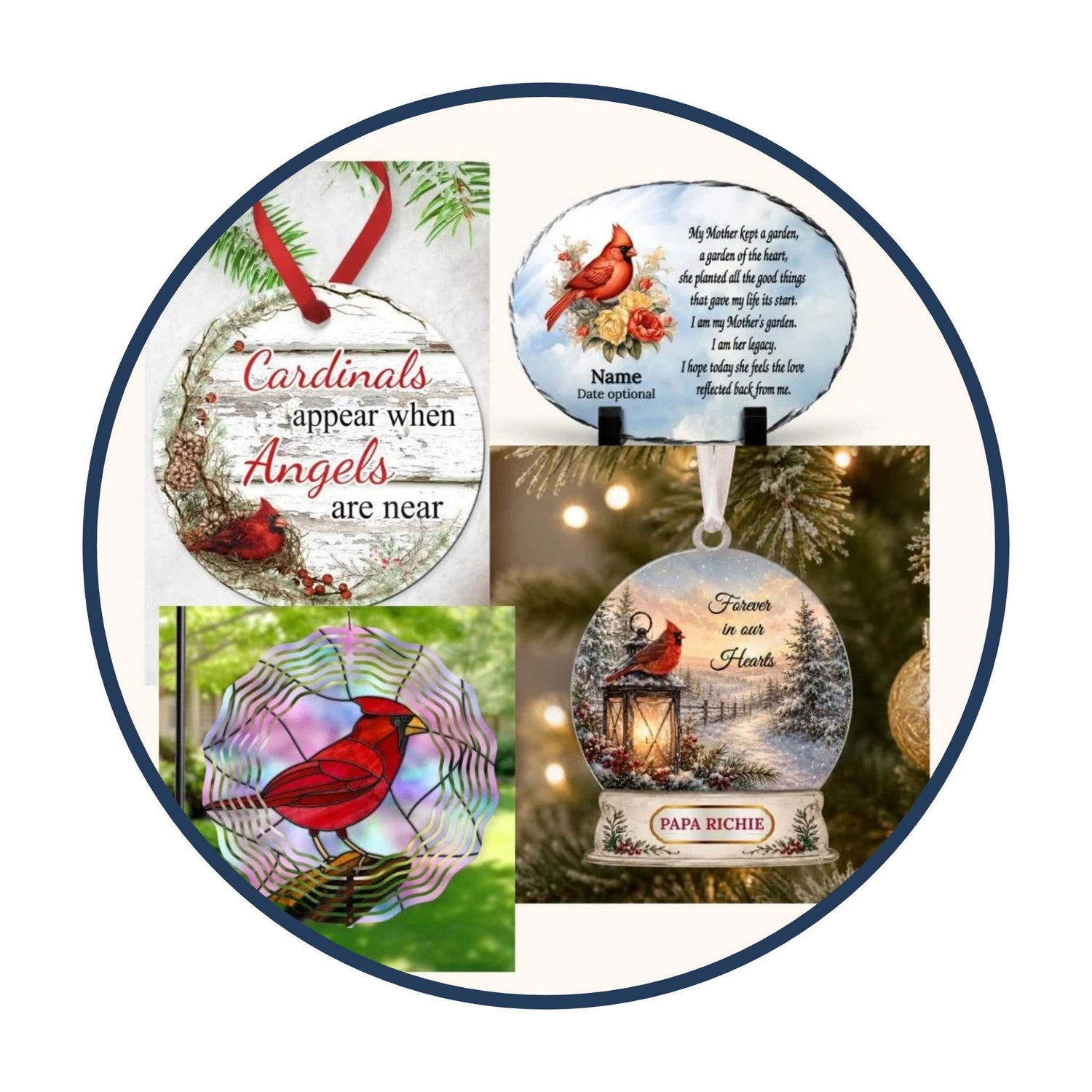 Cardinal Memorial Gifts - Sunrise Keepsakes Co.