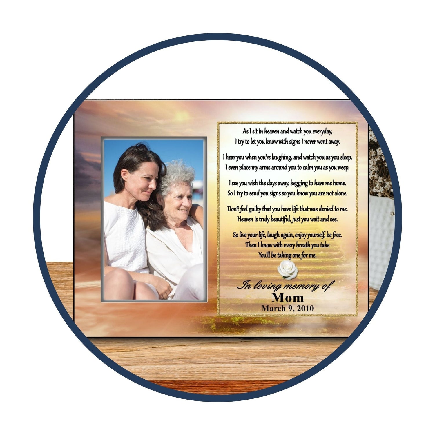 Memorial Frames - Sunrise Keepsakes Co.