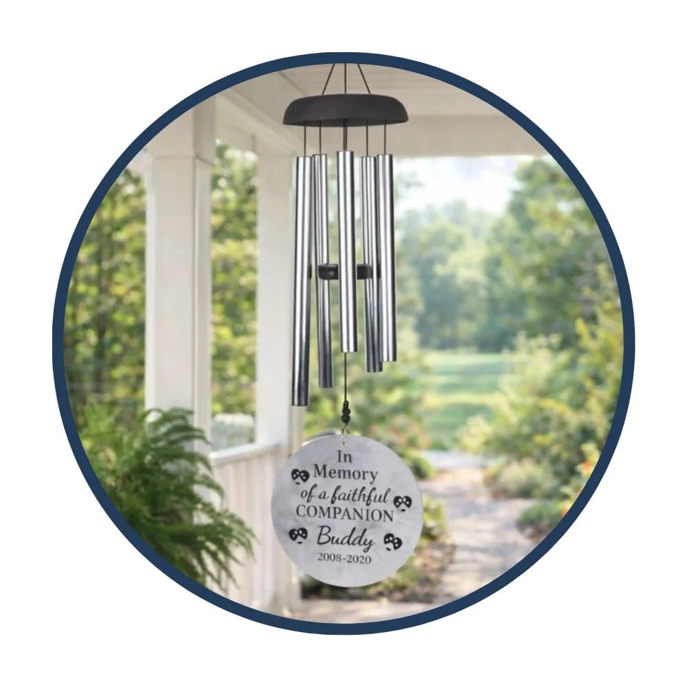 Pet Loss Wind Chimes - Sunrise Keepsakes Co.