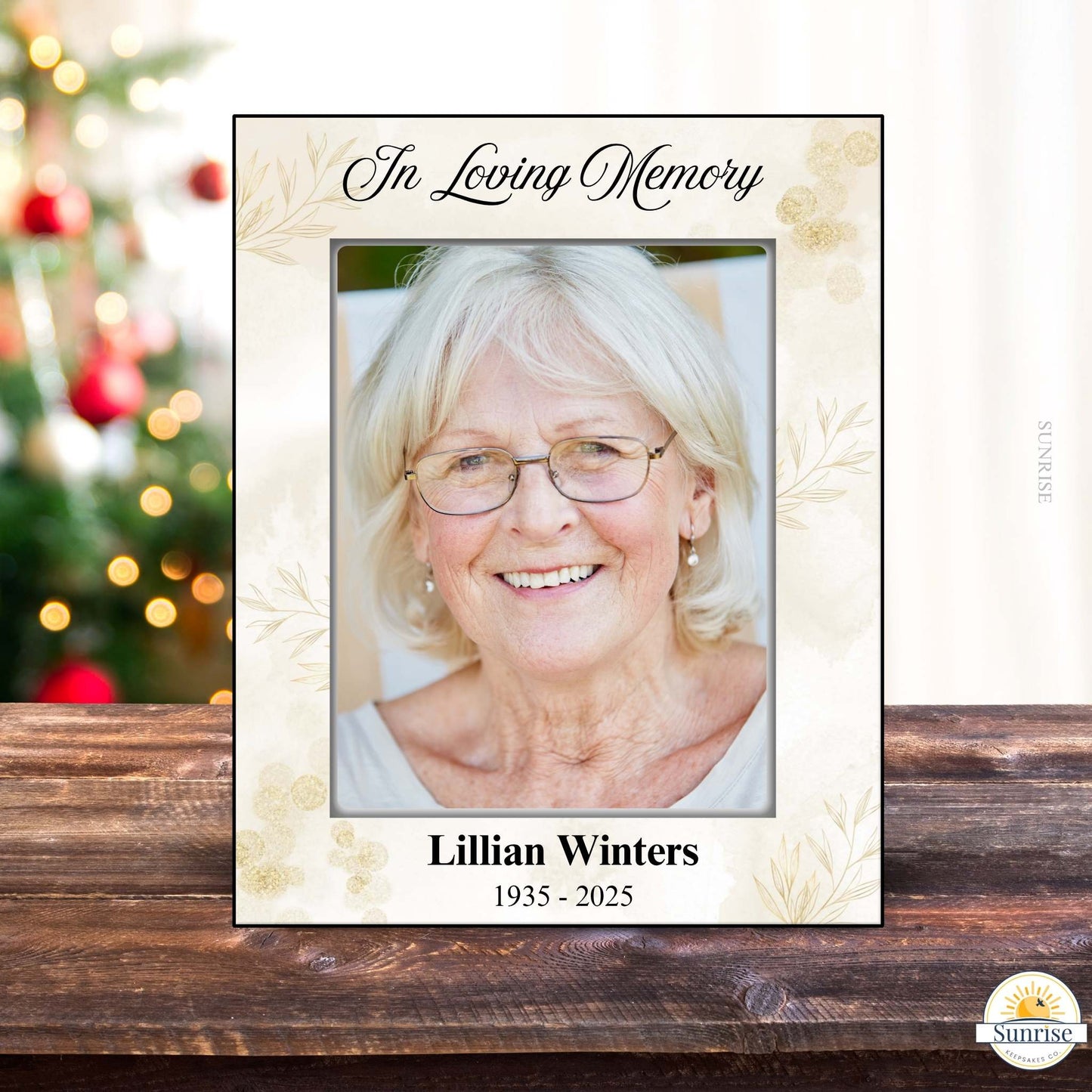 In Loving Memory Photo Frame – Personalized Memorial Gift