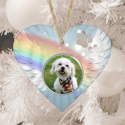 Angel Heart Paw Pet Memorial Ornament – Pet Loss Gift