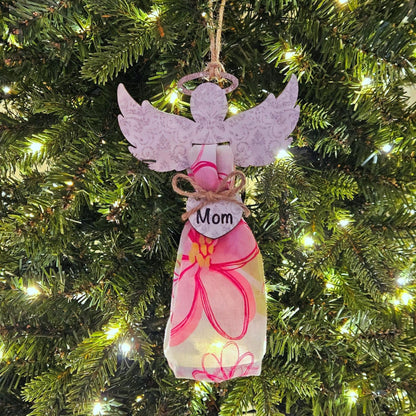 Angel Memorial Ornament - Clothing Keepsake Angel - Memorial Keepsake – Personalized Memorial Ornament by Sunrise Keepsakes