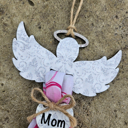 Angel Memorial Ornament - Clothing Keepsake Angel - Memorial Keepsake – Personalized Memorial Ornament by Sunrise Keepsakes