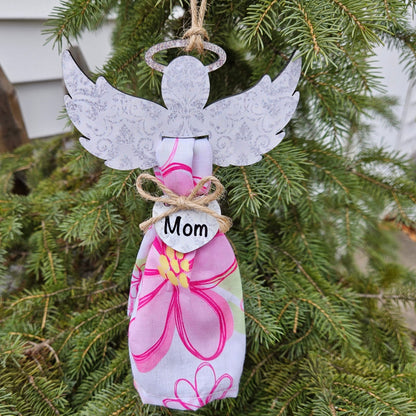 Angel Memorial Ornament - Clothing Keepsake Angel - Memorial Keepsake – Personalized Memorial Ornament by Sunrise Keepsakes
