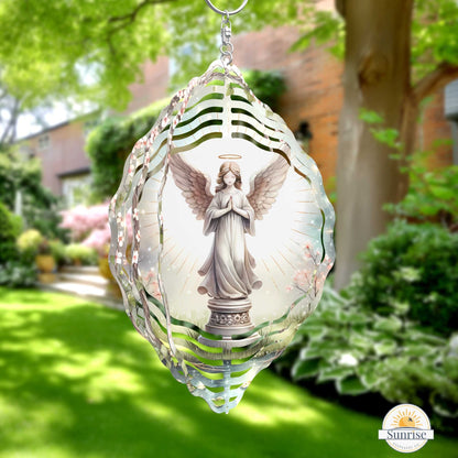 Angel Wind Spinner | Memorial Keepsake – Personalized Wind Spinner by Sunrise Keepsakes