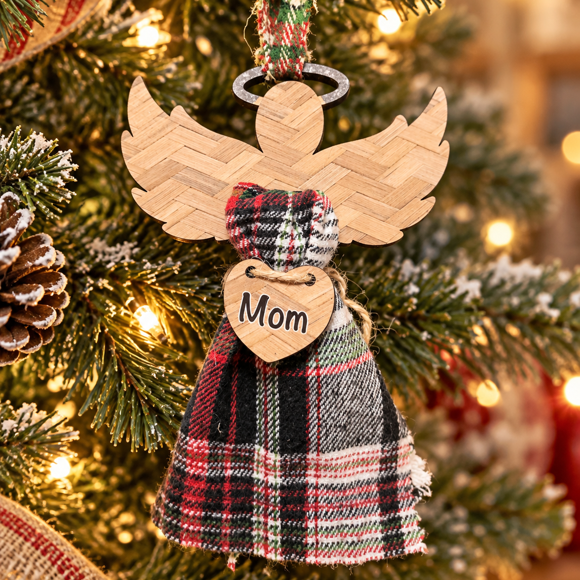 Clothing Keepsake Angel Ornament – Personalized Memorial Gift – Personalized Memorial Ornament by Sunrise Keepsakes