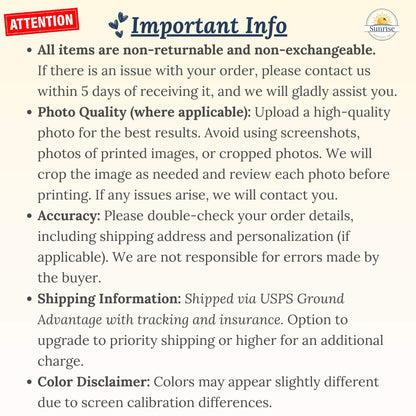 important store info for Sunrise Keepsakes