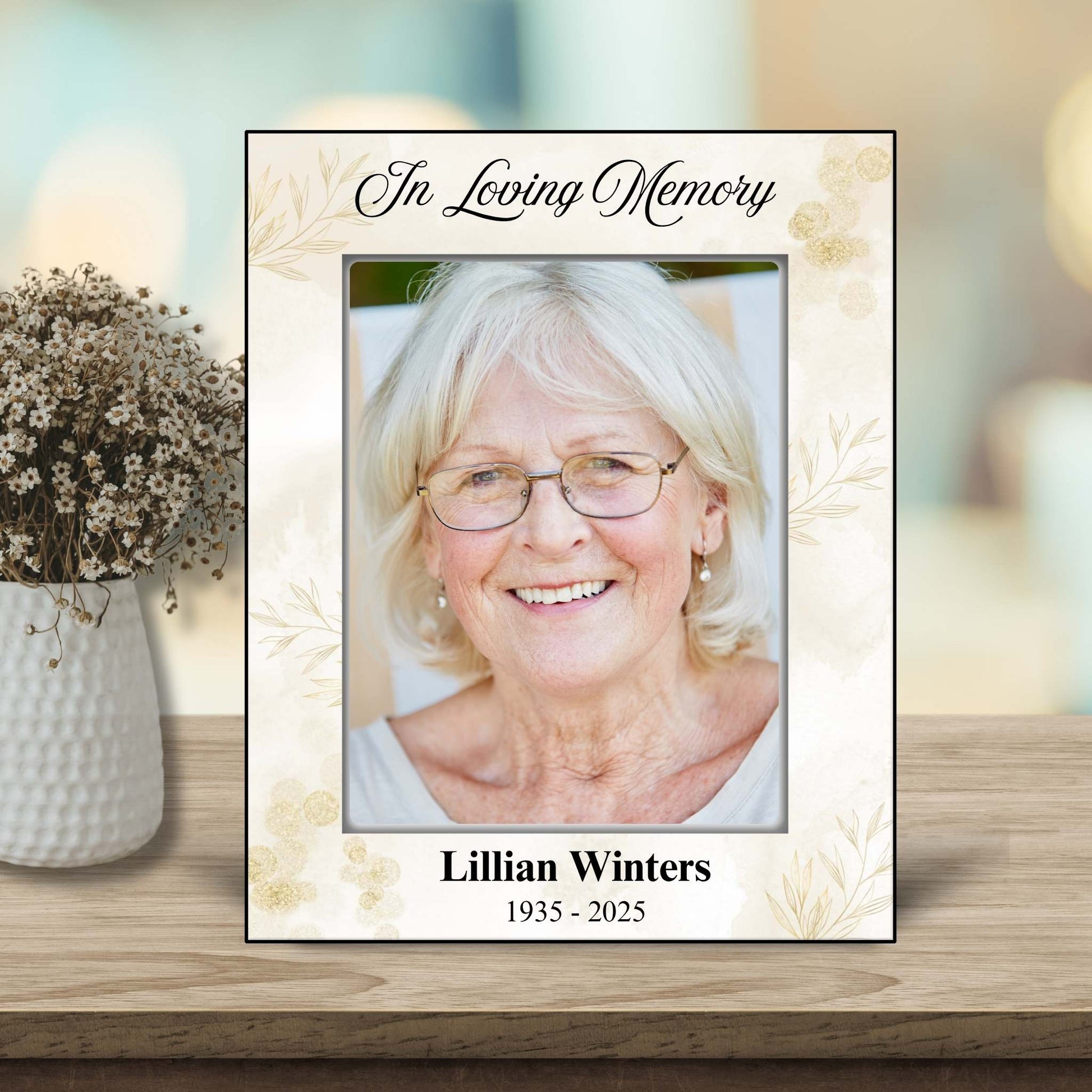 In Loving Memory Photo Frame – Personalized Memorial Gift – Personalized Frames by Sunrise Keepsakes
