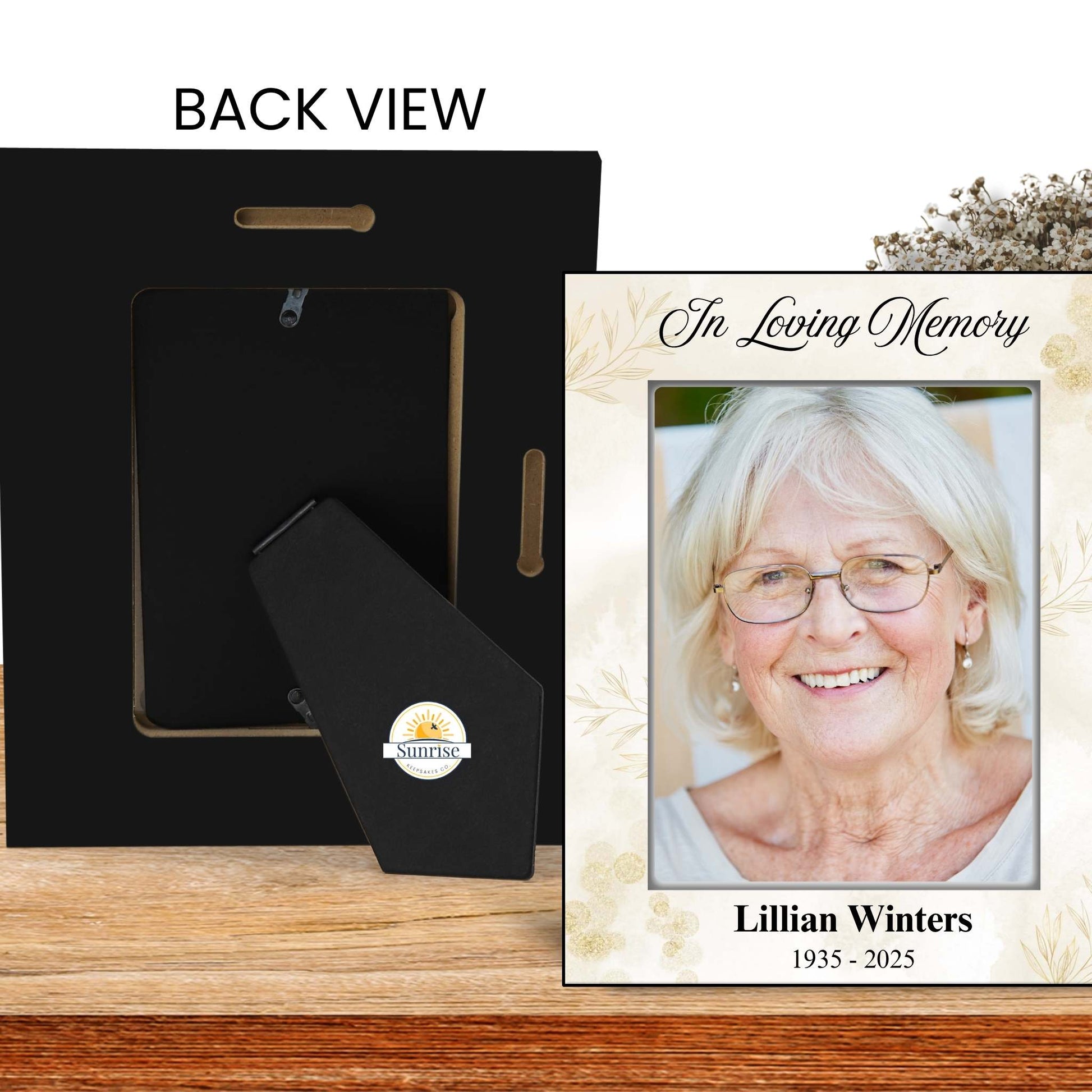 In Loving Memory Photo Frame – Personalized Memorial Gift – Personalized Frames by Sunrise Keepsakes