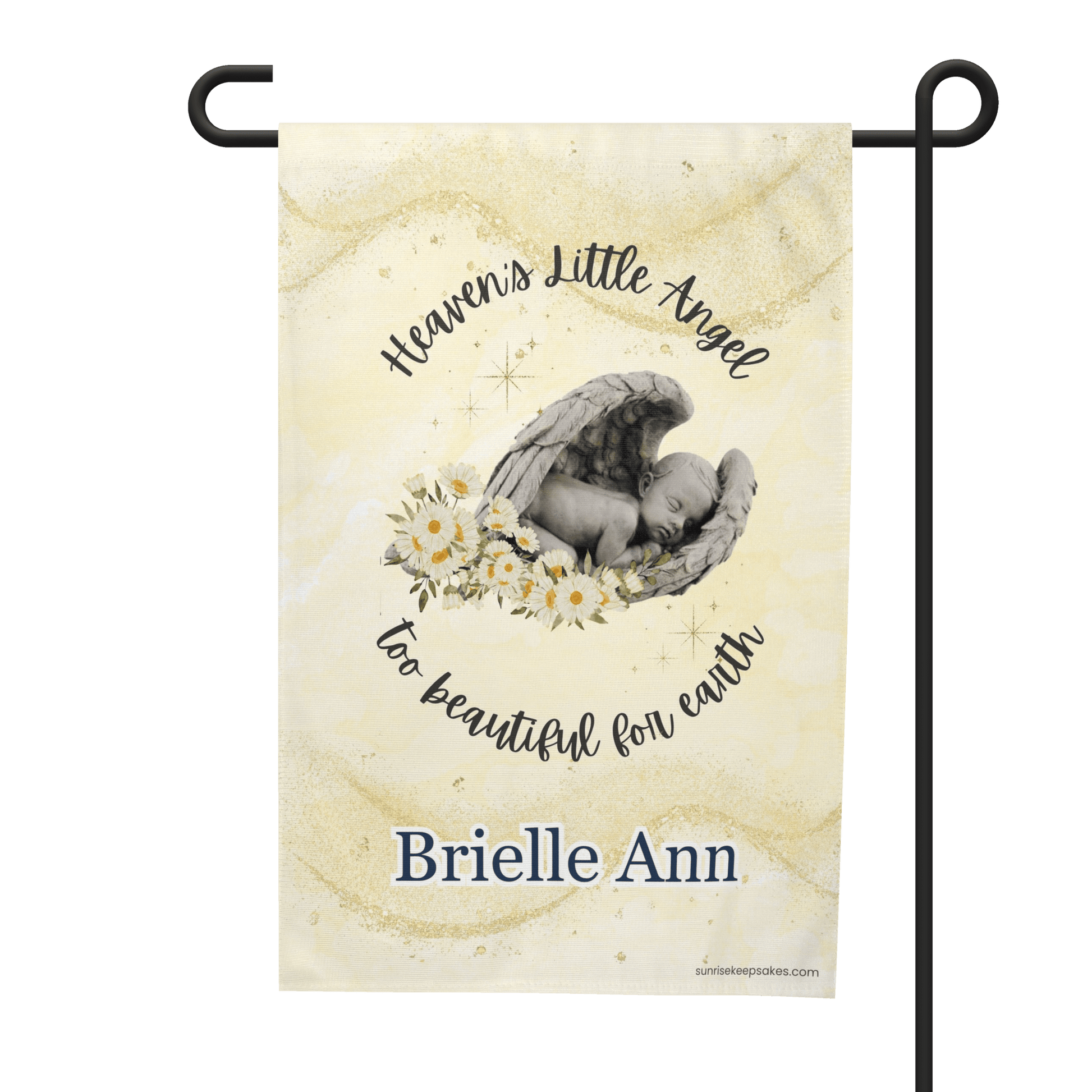 Infant Loss Memorial Garden Flag - Baby Loss Gift – Personalized Flags by Sunrise Keepsakes