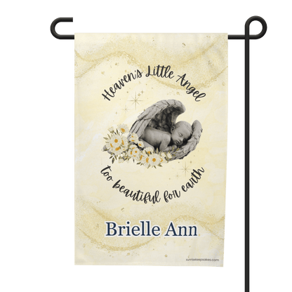 Infant Loss Memorial Garden Flag - Baby Loss Gift – Personalized Flags by Sunrise Keepsakes