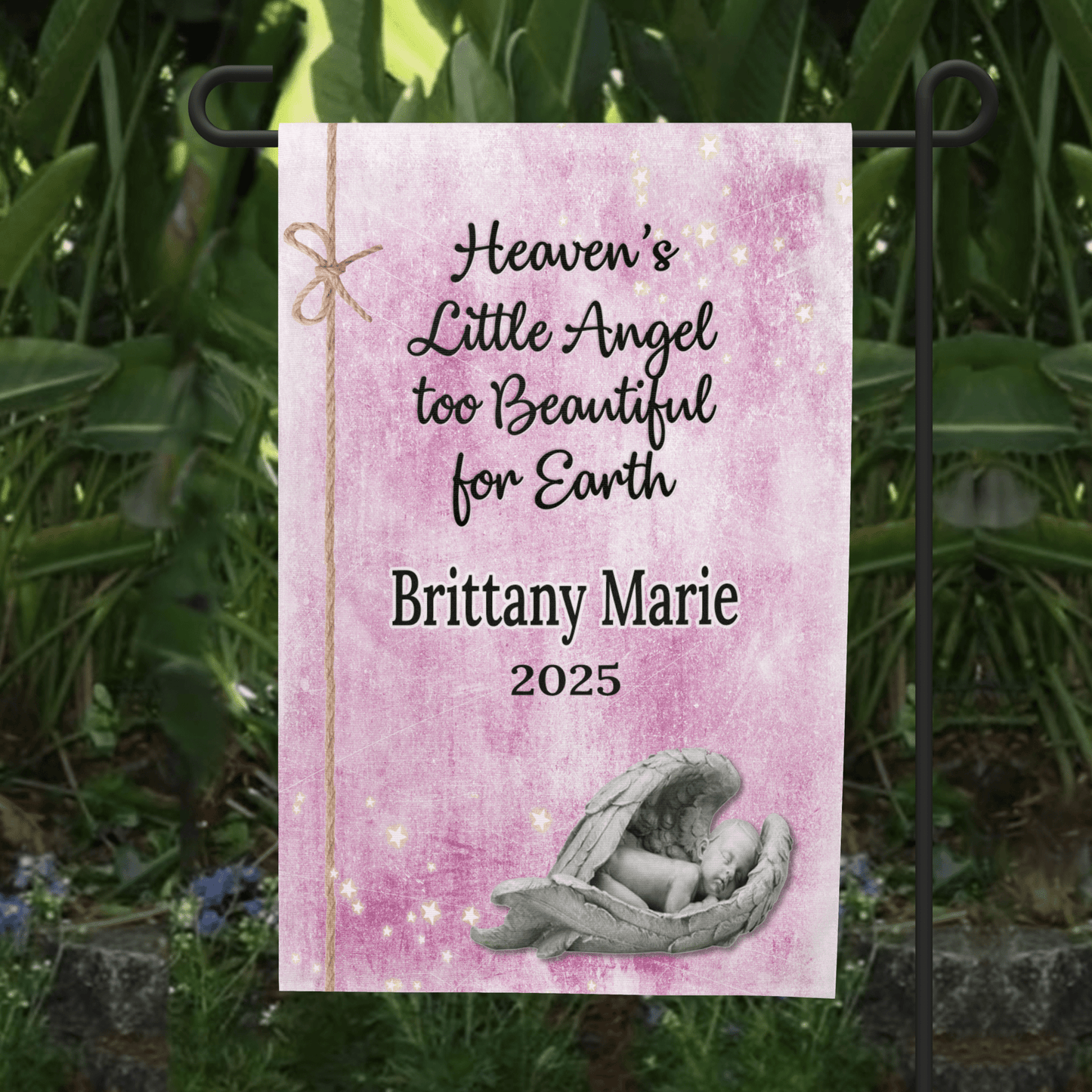 Infant Loss Memorial Garden Flag - Loss of Baby Gift - 12x18 – Personalized Flags by Sunrise Keepsakes