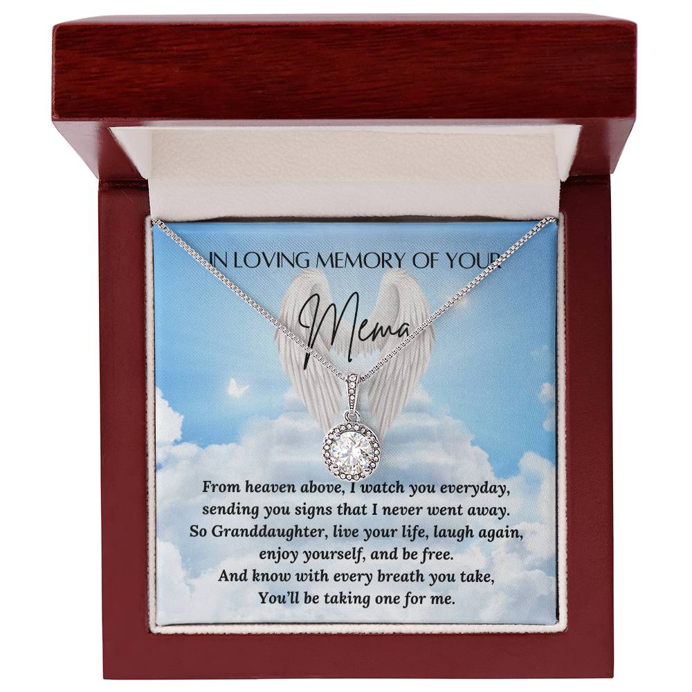 Loss of a Mema - GrandMother to GrandDaughter - loss of a grandmother – Personalized Jewelry by Sunrise Keepsakes