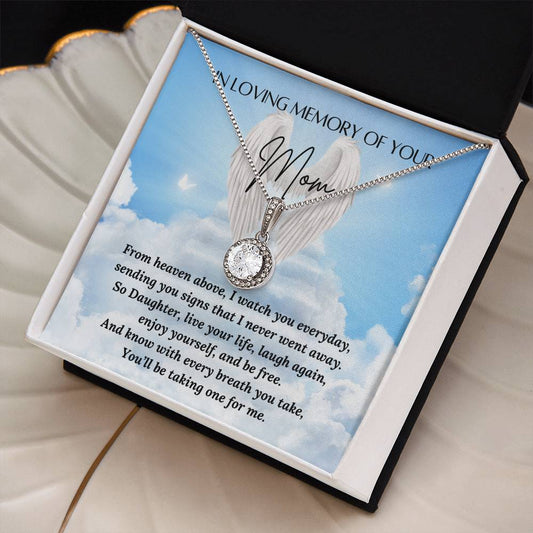 Loss of a Mother - From Heaven - Mother to Daughter - Mother's Day Jewelry – Personalized Jewelry by Sunrise Keepsakes