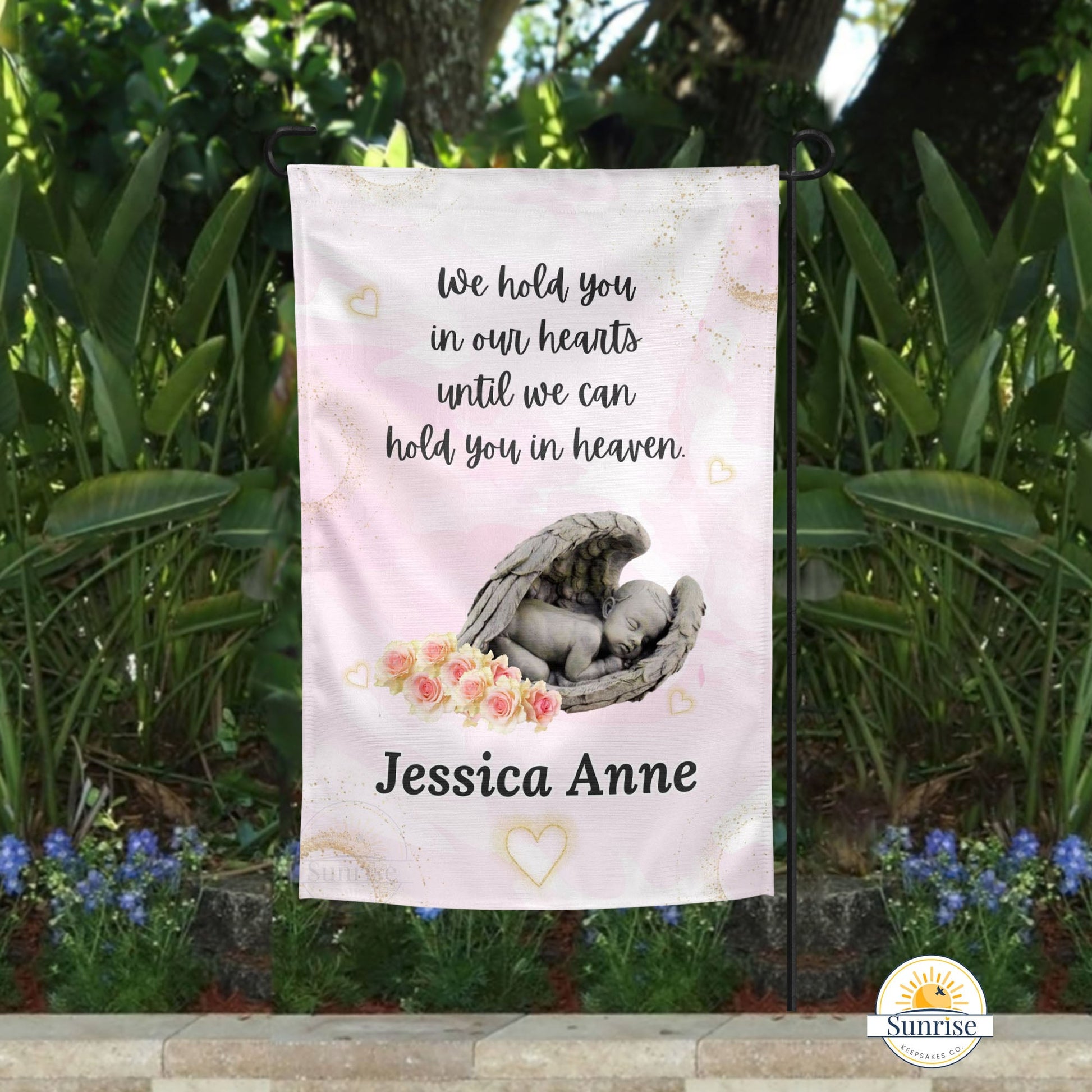 Loss of Child Memorial Garden Flag - Infant Loss – Personalized Flags by Sunrise Keepsakes