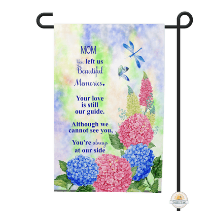 Loss of Mom Memorial Garden Flag – Loss of Mother Sympathy Gift – Personalized Flags by Sunrise Keepsakes