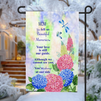 Loss of Mom Memorial Garden Flag – Loss of Mother Sympathy Gift – Personalized Flags by Sunrise Keepsakes