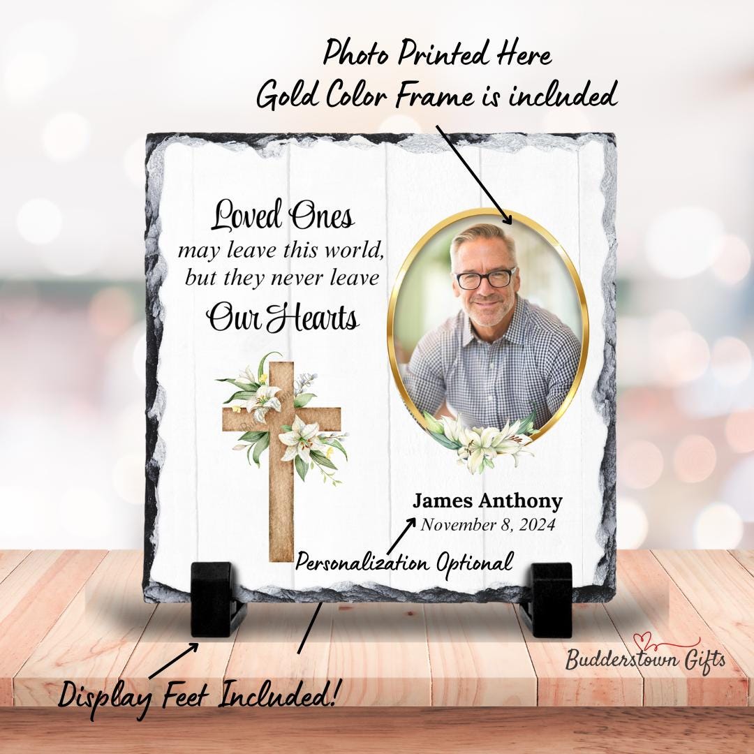 Memorial Photo Gift - Personalized Sympathy Gift, Loss of a Loved One – Personalized Sympathy Gifts by Sunrise Keepsakes