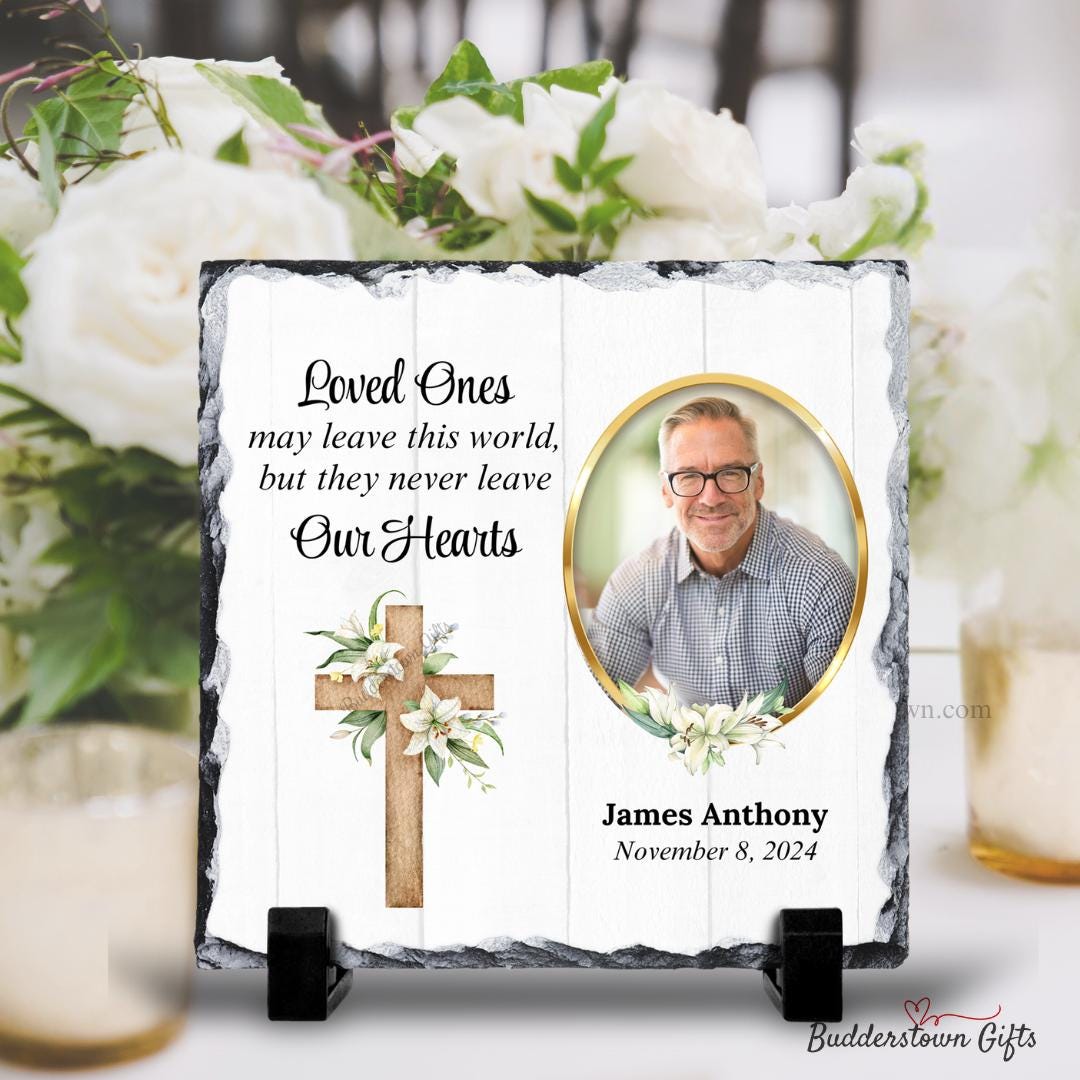 Memorial Photo Gift - Personalized Sympathy Gift, Loss of a Loved One – Personalized Sympathy Gifts by Sunrise Keepsakes