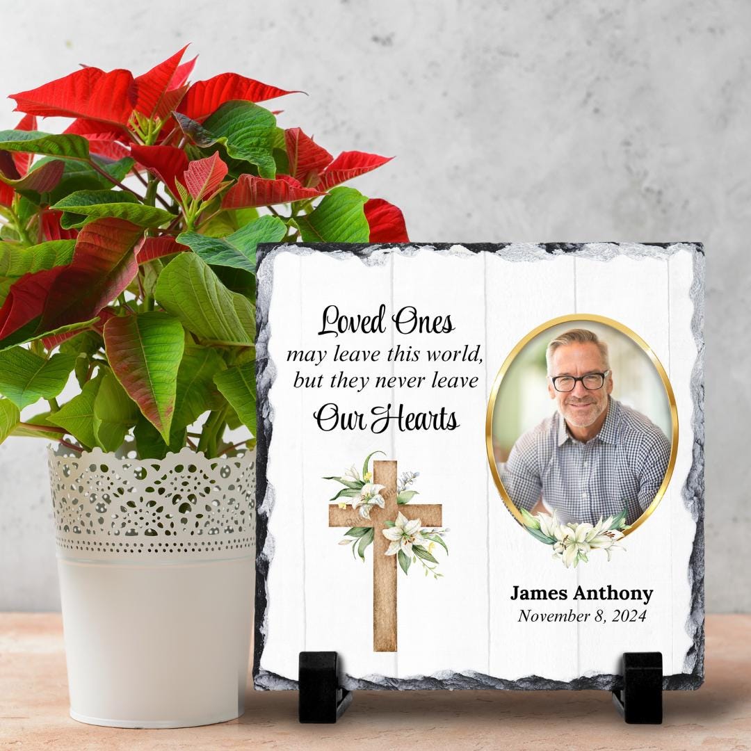 Memorial Photo Gift - Personalized Sympathy Gift, Loss of a Loved One – Personalized Sympathy Gifts by Sunrise Keepsakes