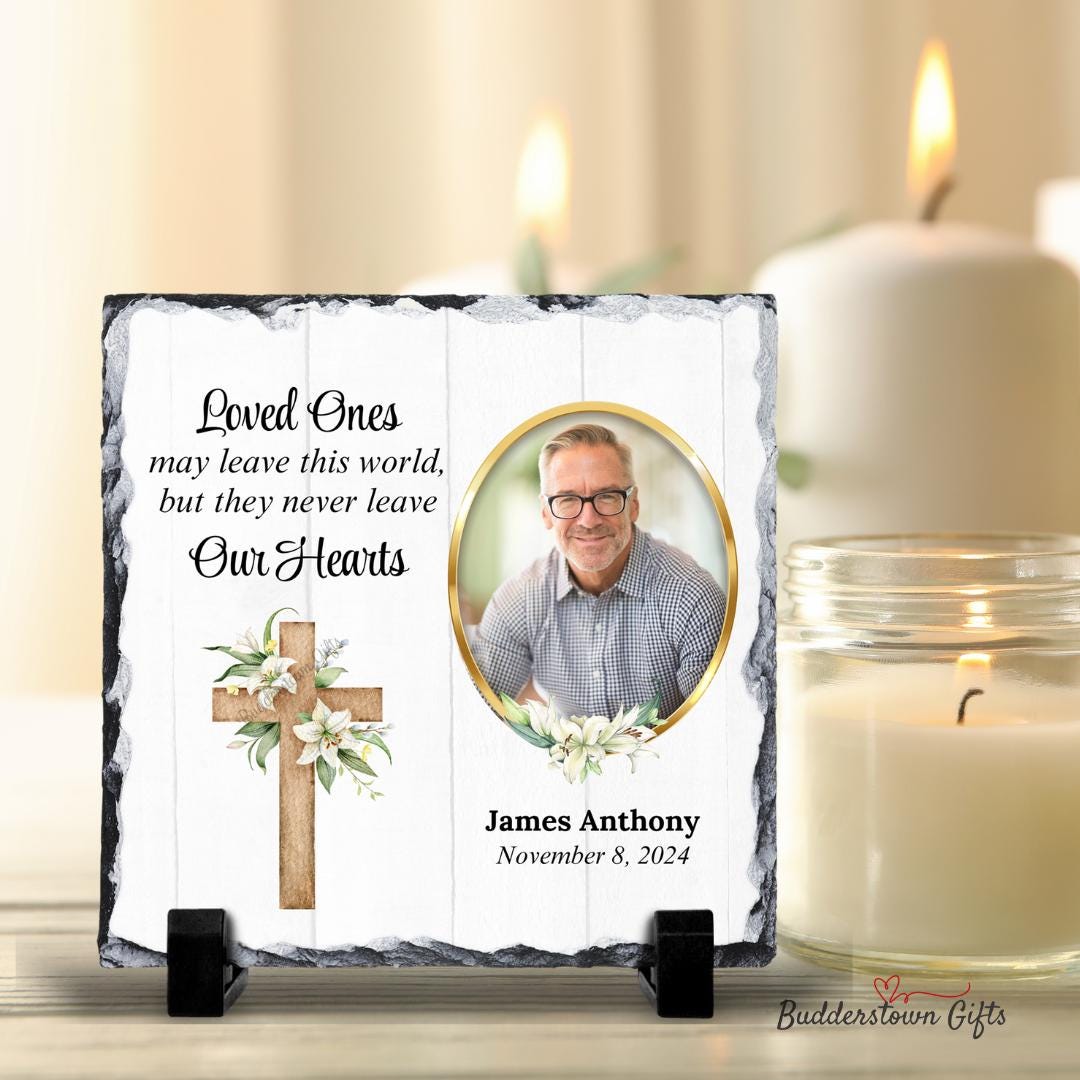 Memorial Photo Gift - Personalized Sympathy Gift, Loss of a Loved One – Personalized Sympathy Gifts by Sunrise Keepsakes