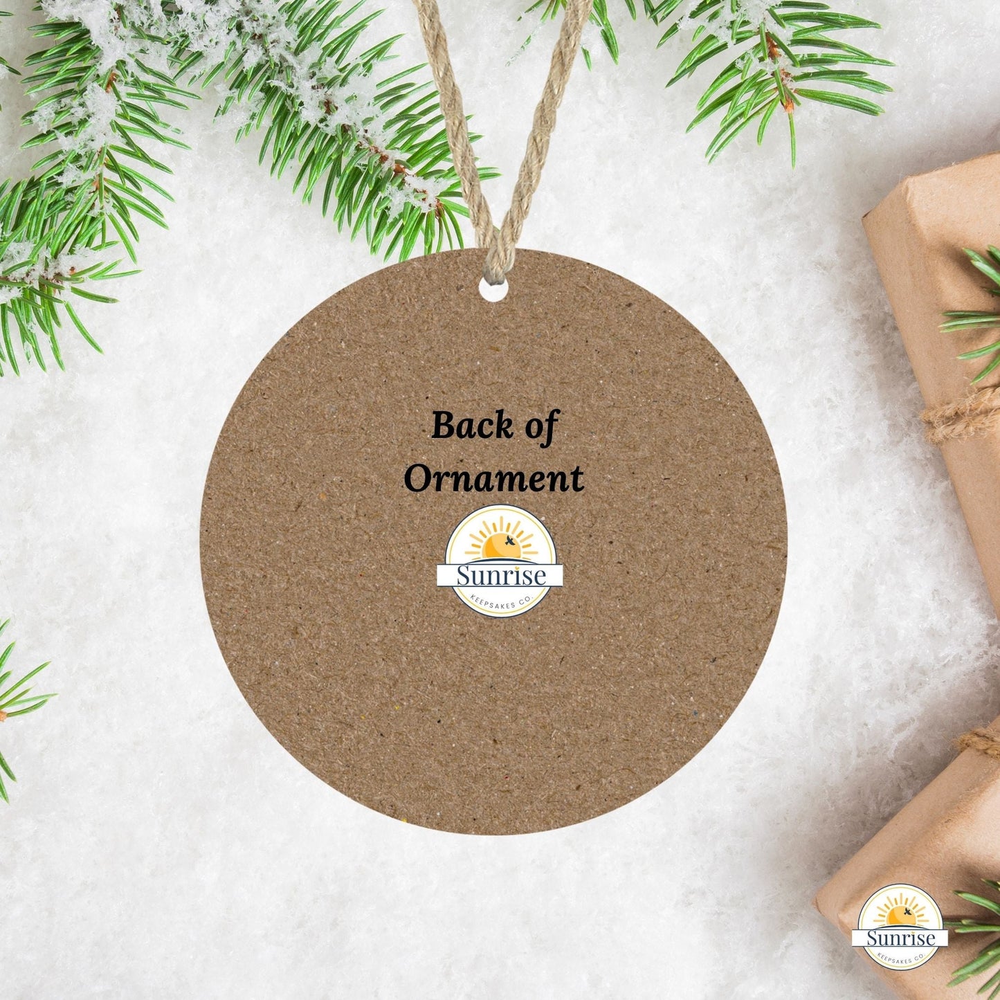 Memorial Photo Ornament – Loved Beyond Words Personalized – Personalized Memorial Ornament by Sunrise Keepsakes