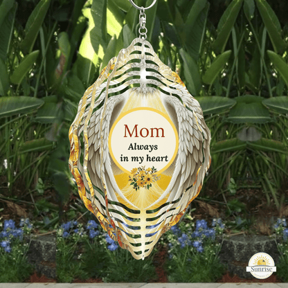 Memorial Wind Spinner – Angel Memorial Tribute – Personalized Wind Spinner by Sunrise Keepsakes