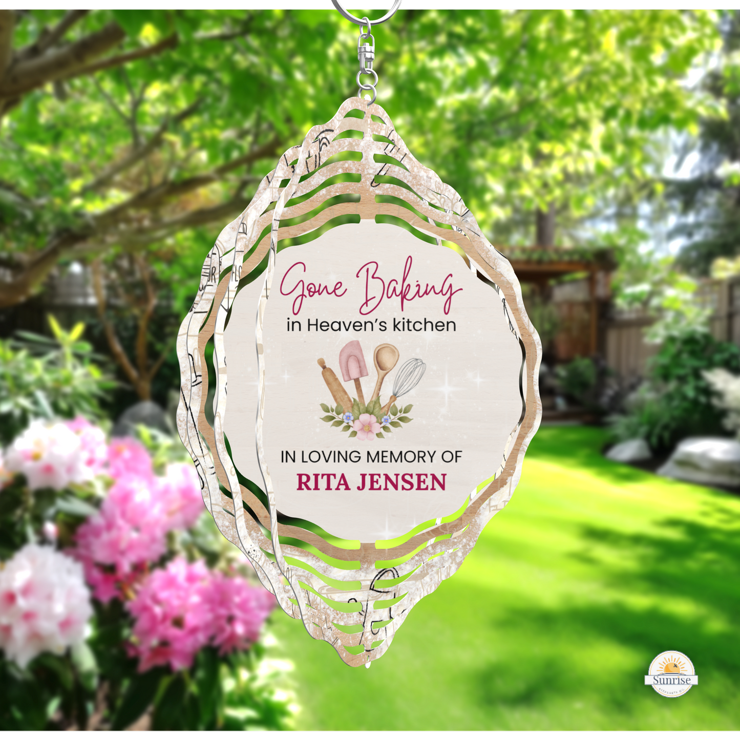 Memorial Wind Spinner – Gone Baking - Sunrise Keepsakes Co.