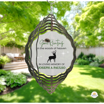 Memorial Wind Spinner – Gone Hunting - Sunrise Keepsakes Co.