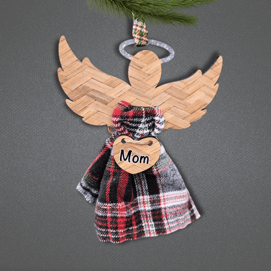 Personalized Angel Ornament – Clothing Keepsake for Remembrance – Personalized Memorial Ornament by Sunrise Keepsakes
