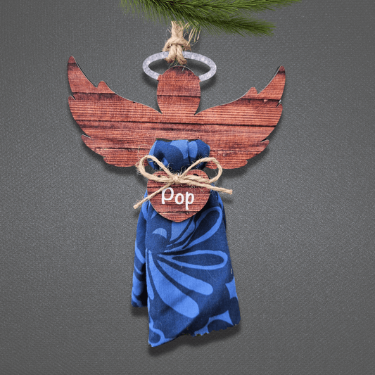 Personalized Keepsake Angel Ornament from Clothing or Blanket – Personalized Memorial Ornament by Sunrise Keepsakes