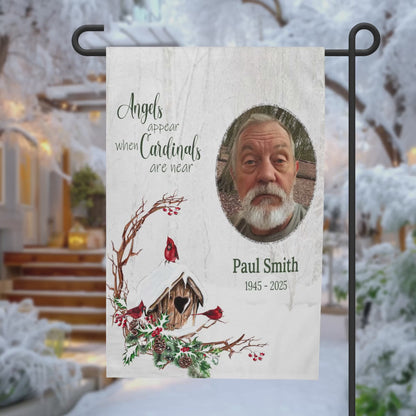 Cardinal Memorial Garden Flag - Sympathy Gift for Loss of Loved One