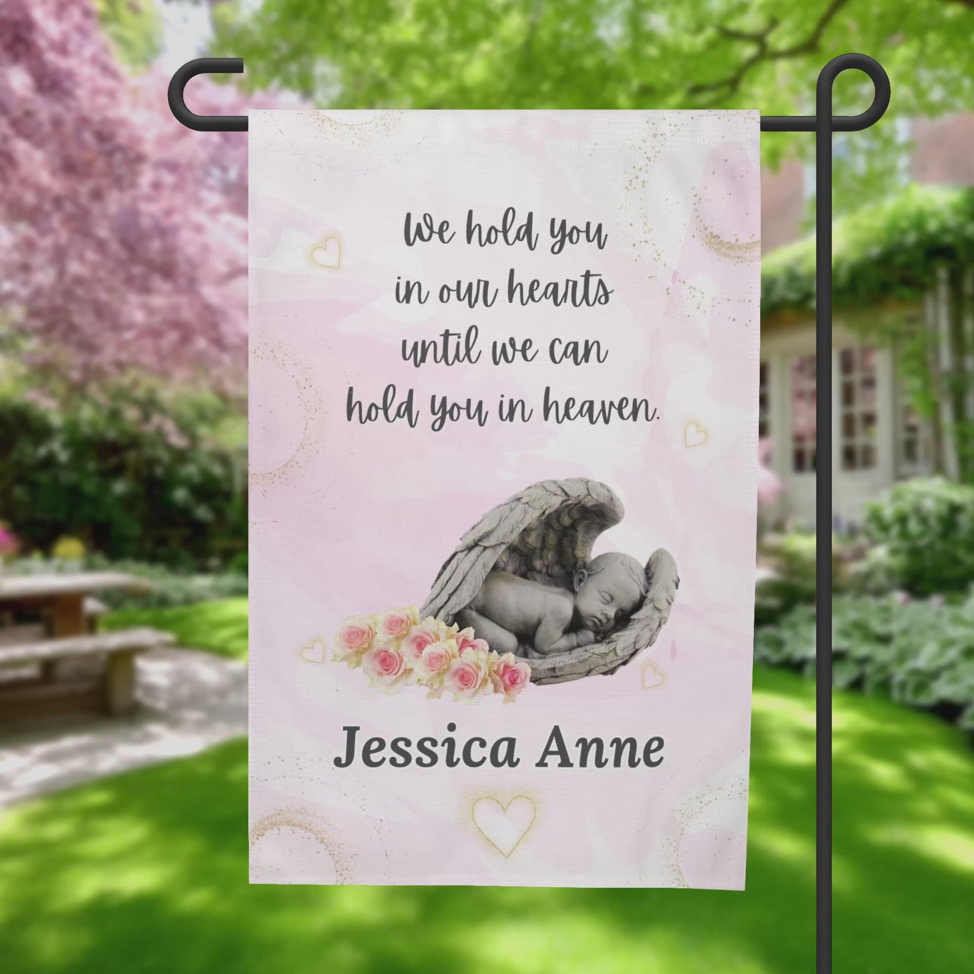 video of baby loss flag