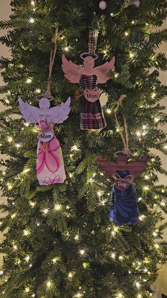 Personalized Keepsake Angel Ornament – Fabric Memorial Ornament