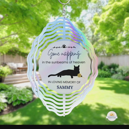 Memorial Wind Spinner – Gone Cat Napping