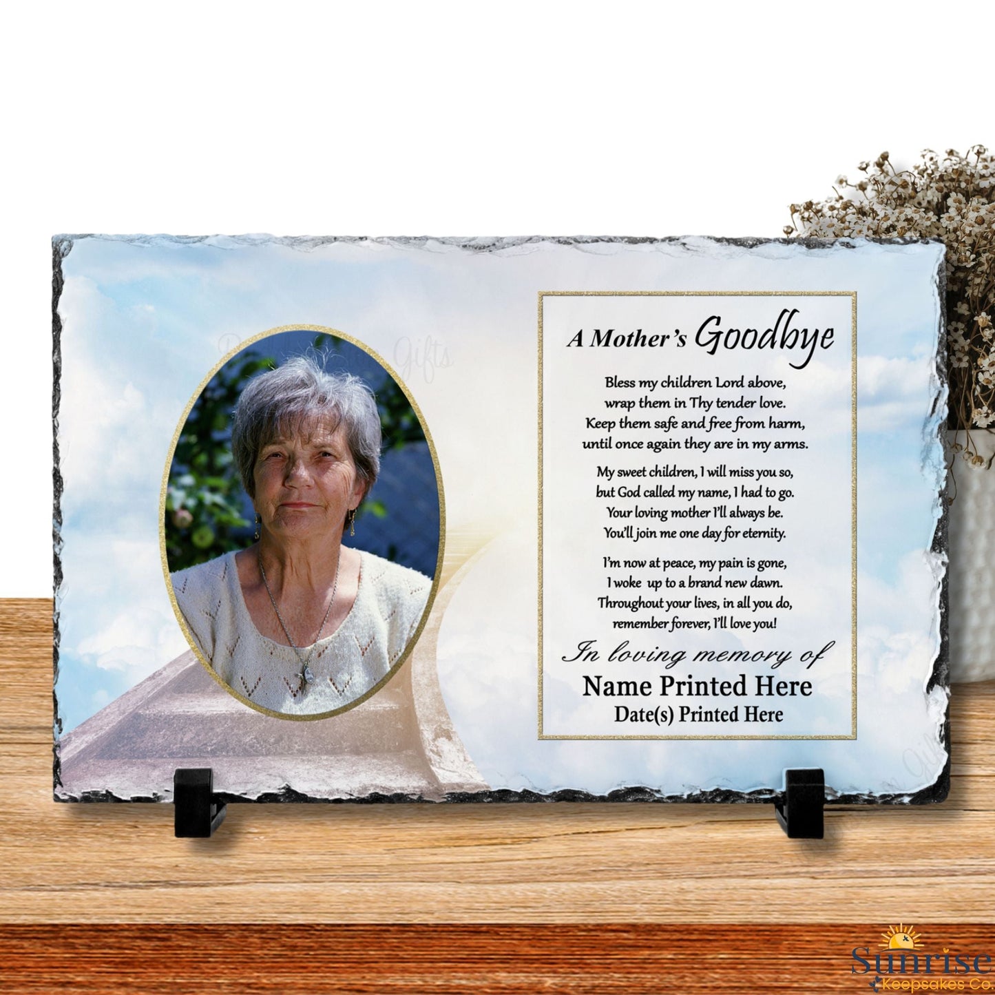 Sympathy Gift, Mom Memorial, Loss of Mother, loss of mother gift – Personalized Sympathy Gifts by Sunrise Keepsakes