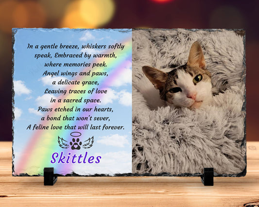 Loss of Cat, Cat Memorial, Gift for loss of Cat, Gift for Pet Loss, Pet Sympathy – Personalized pet memorial by Sunrise Keepsakes
