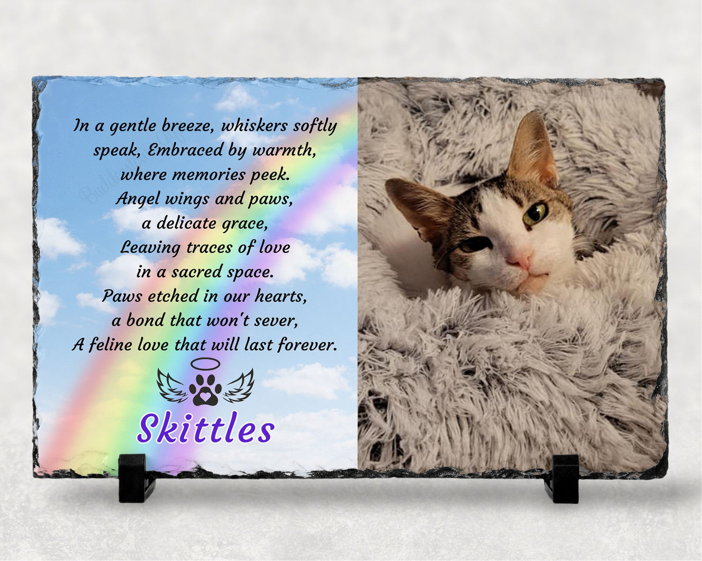 Loss of Cat, Cat Memorial, Gift for loss of Cat, Gift for Pet Loss, Pet Sympathy – Personalized pet memorial by Sunrise Keepsakes