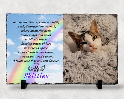 Loss of Cat, Cat Memorial, Gift for loss of Cat, Gift for Pet Loss, Pet Sympathy – Personalized pet memorial by Sunrise Keepsakes